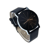 Luxury Brand Men's Watch Quartz Dial Clock Leather Wrist Watch Round Case Stainless Steel Business Wristwatch