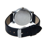 Luxury Brand Men's Watch Quartz Dial Clock Leather Wrist Watch Round Case Stainless Steel Business Wristwatch
