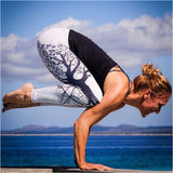 Women Printed Sports Yoga Workout Gym Fitness Exercise Athletic Pants