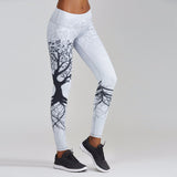 Women Printed Sports Yoga Workout Gym Fitness Exercise Athletic Pants