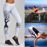 Women Printed Sports Yoga Workout Gym Fitness Exercise Athletic Pants