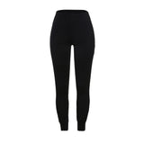 Women Long Summer Thin Sport Yoga Gym Strerchy Elastic Trousers High Waist Pants