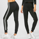 Women Long Summer Thin Sport Yoga Gym Strerchy Elastic Trousers High Waist Pants