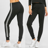 Women Long Summer Thin Sport Yoga Gym Strerchy Elastic Trousers High Waist Pants