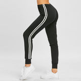 Women Long Summer Thin Sport Yoga Gym Strerchy Elastic Trousers High Waist Pants