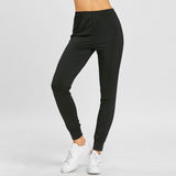 Women Long Summer Thin Sport Yoga Gym Strerchy Elastic Trousers High Waist Pants
